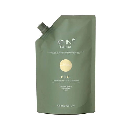KEUNE So Pure Restore Conditioner Refill, Moisturizing and Nourishing Formula 13.5 oz - VIP Extensions