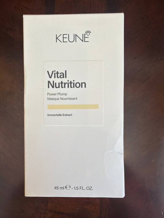 Keune Vital Nutrition Power Plump Masque with Immortelle Extract 1.5 fl oz / 45ml - VIP Extensions