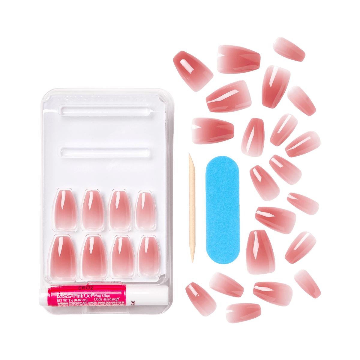 KISS Bare but Better Nails Nude Drama - VIP Extensions
