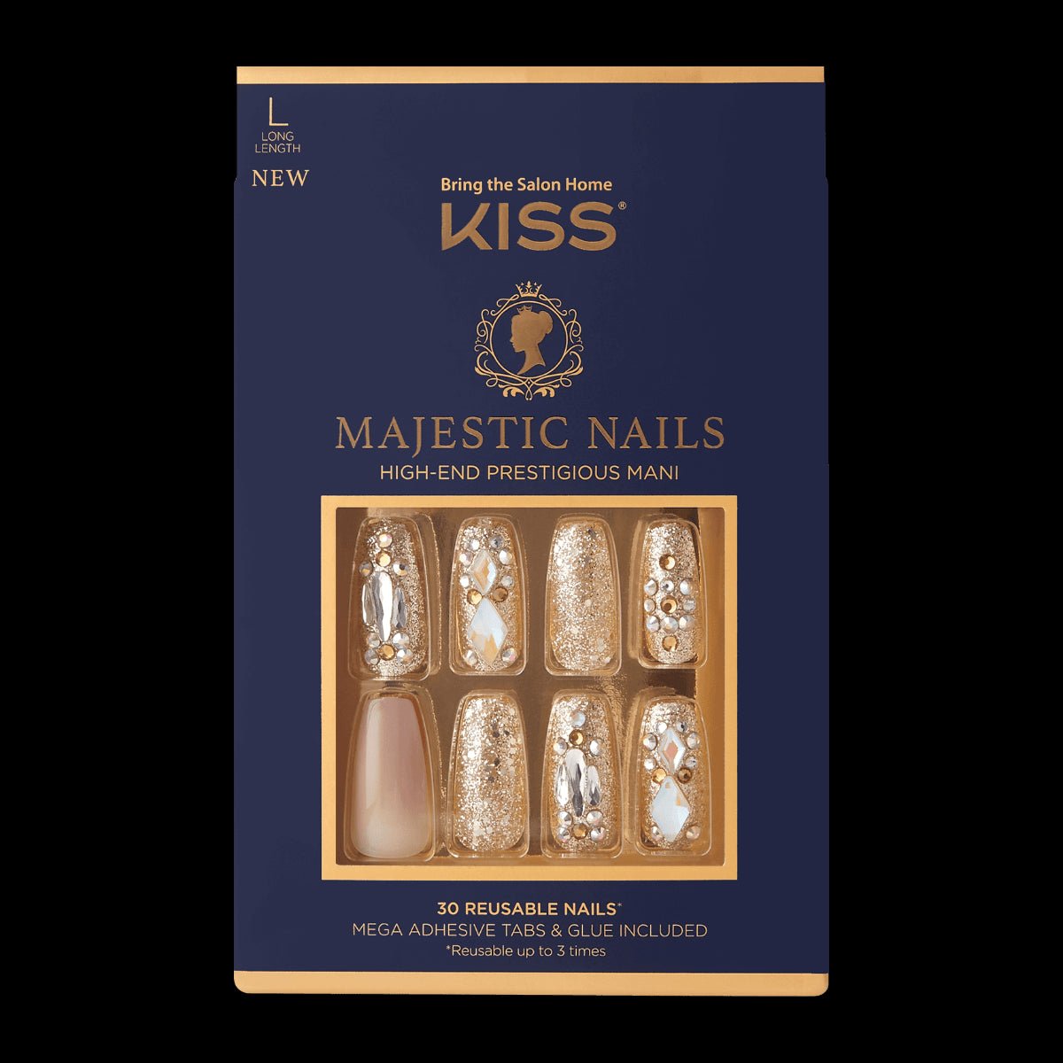 KISS Majestic Nails My Crown - VIP Extensions