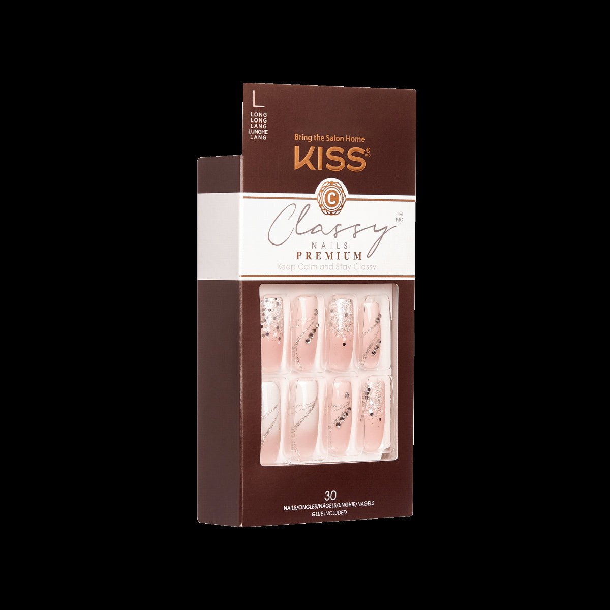 KISS Premium Classy Nails Crystal Crown - VIP Extensions