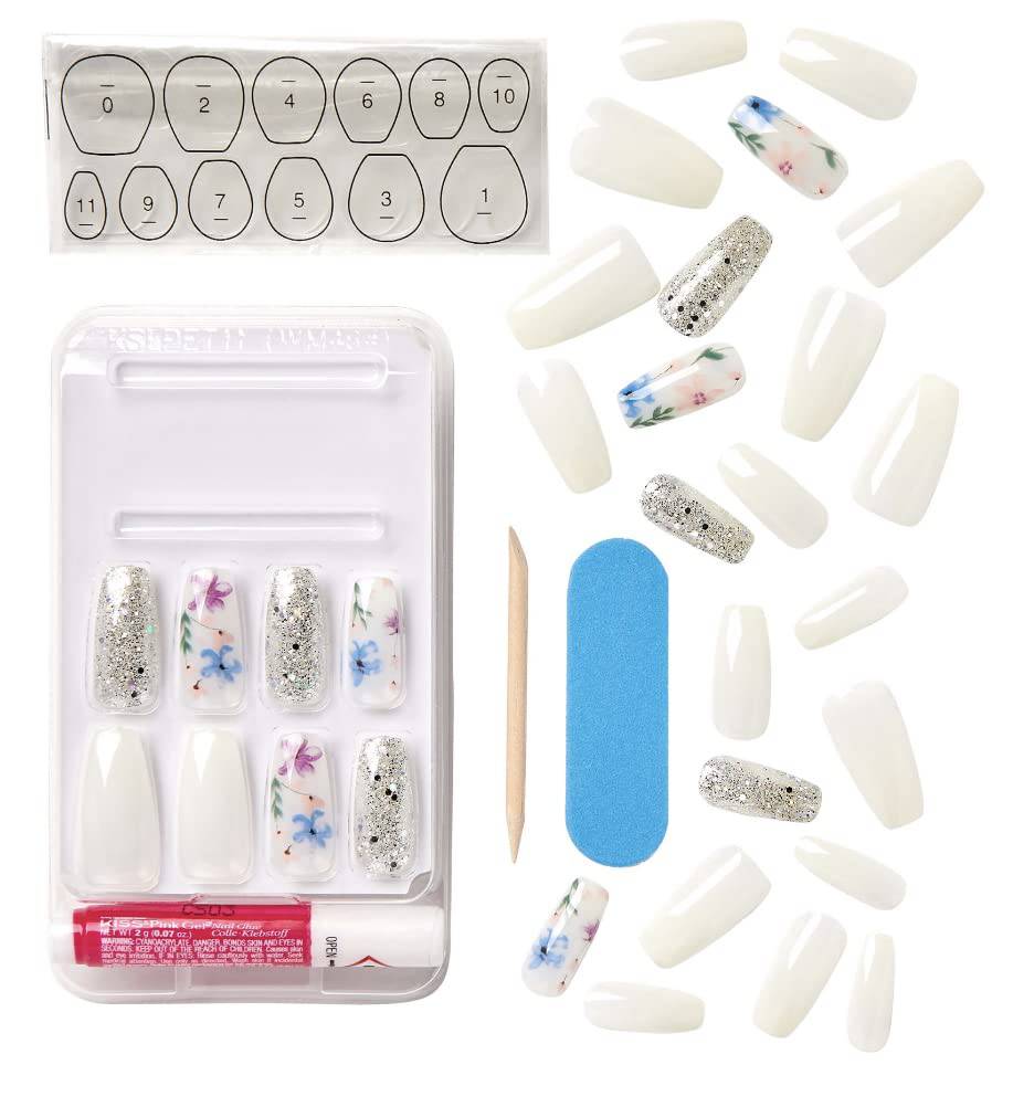 KISS Voguish Fantasy Nails Ready - to - Wear - VIP Extensions