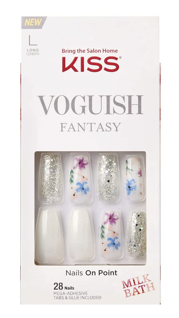 KISS Voguish Fantasy Nails Ready - to - Wear - VIP Extensions