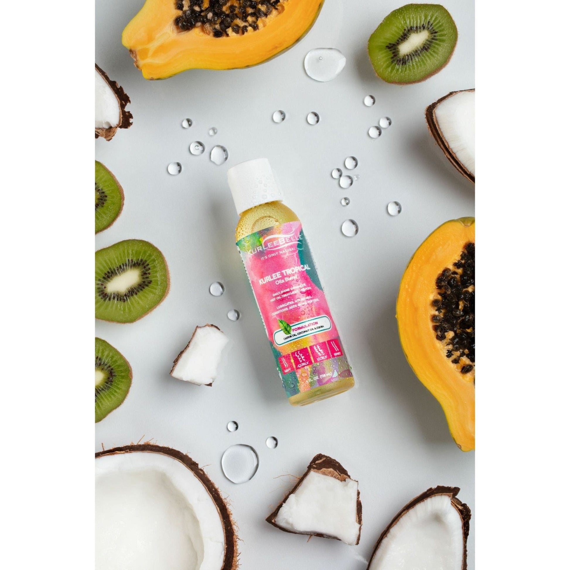 KurleeBelle Kurlee Tropical Oils Blend 4oz - VIP Extensions