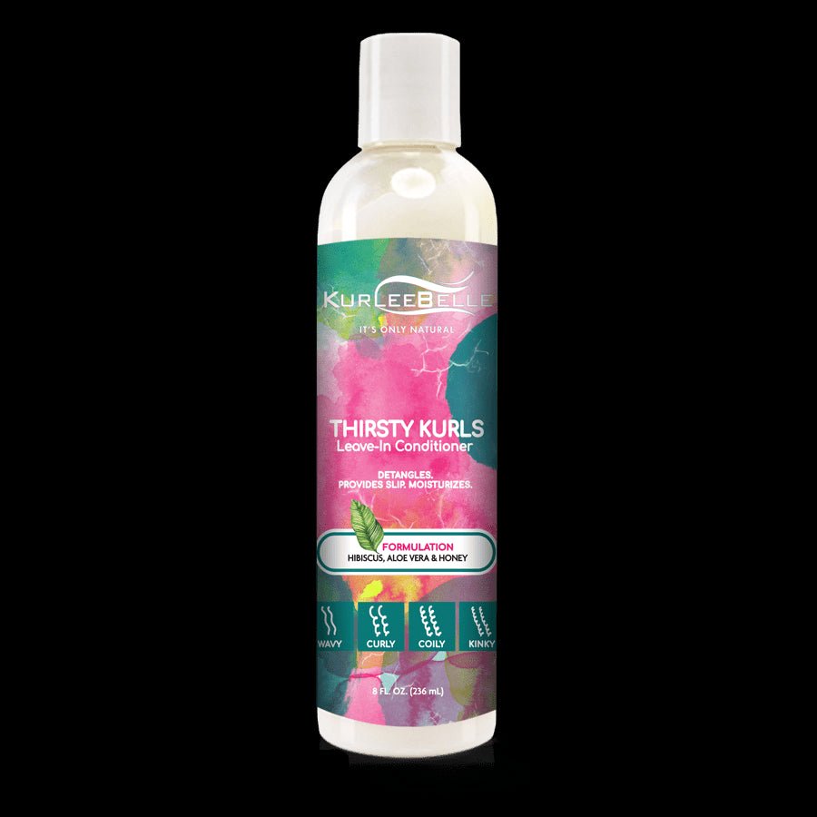 KurleeBelle Thirsty Kurls Leave - In Conditioner 8oz - VIP Extensions