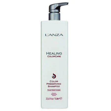 L’anza Healing Colorcare Color-Preserving Shampoo, for Color-Treated Hair – Protects and Refreshes Hair Color While Healing 33.8 OZ - VIP Extensions