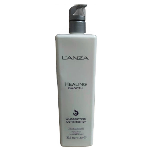 L'anza Healing Smooth Glossifying Conditioner, Nourishes, Repairs, and Boosts Hair Shine and Strength for a Perfect Silky-Smooth 33.8 OZ - VIP Extensions