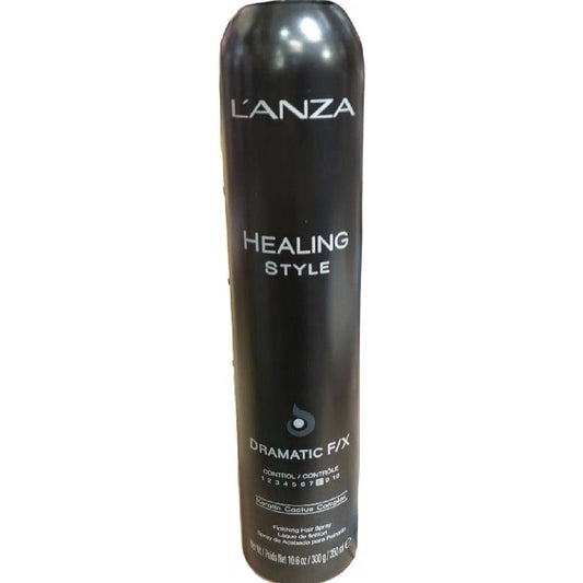 L'Anza Healing Style Dramatic F/X Hair Spray with Strong Hold Effect, Eliminates Frizz, Nourishes, and Restructures the Hair While Styling 10.6 OZ - VIP Extensions
