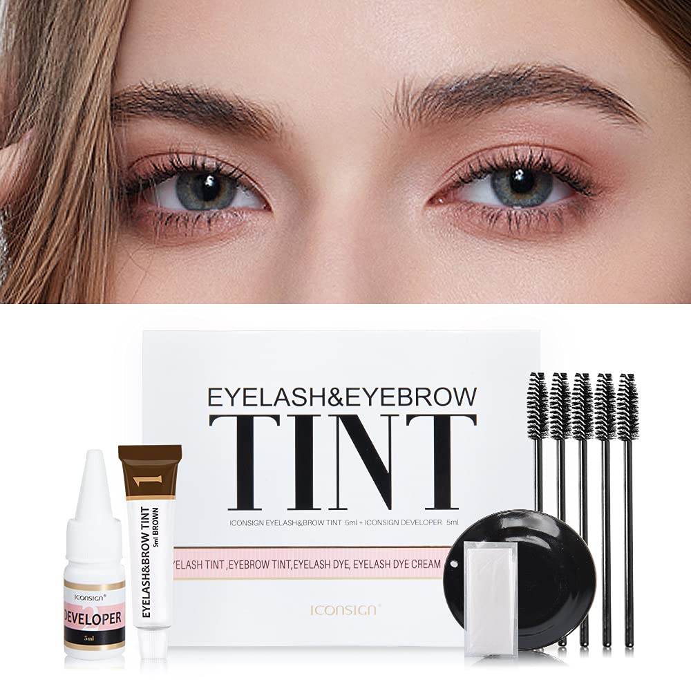 Lash & Brow Tint Kit, Professional Semi - Permanent 2 - IN - 1 - VIP Extensions