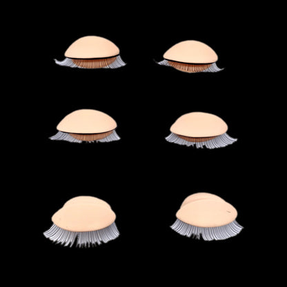 Lashes Training Head Eyes replacement Set of 3 pairs - VIP Extensions