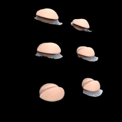 Lashes Training Head Eyes replacement Set of 3 pairs - VIP Extensions