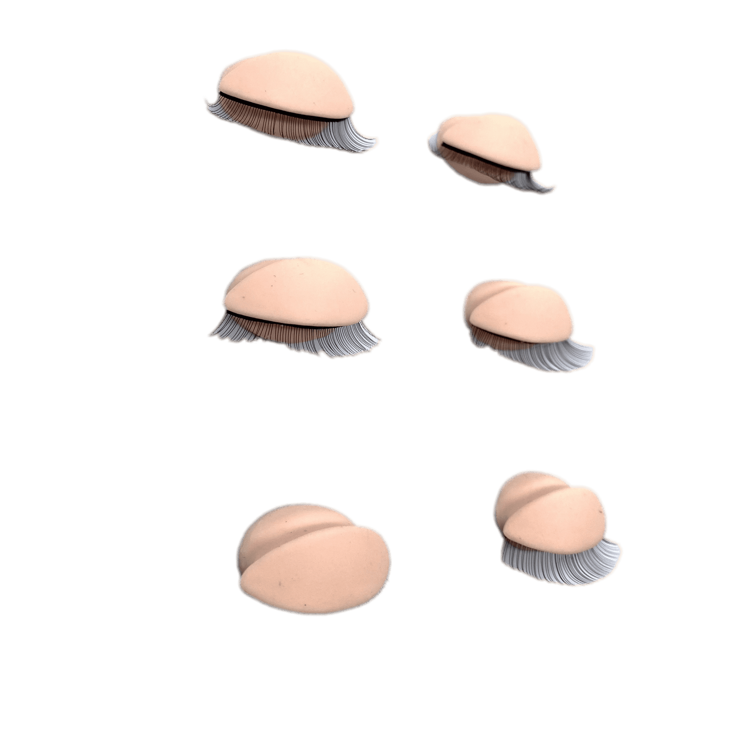 Lashes Training Head Eyes replacement Set of 3 pairs - VIP Extensions