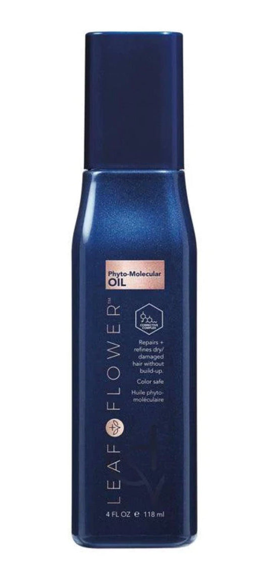Leaf & Flower CBD Phyto - Molecular Oil 4 oz / 118ml NEW Color Safe Hair Treatment - VIP Extensions