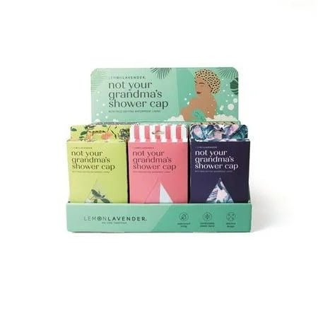 Lemon Lavender Reusable Shower Caps - VIP Extensions
