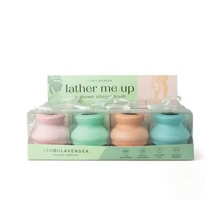 Lemon Lavender Silicone Shower Body Scrubber - VIP Extensions