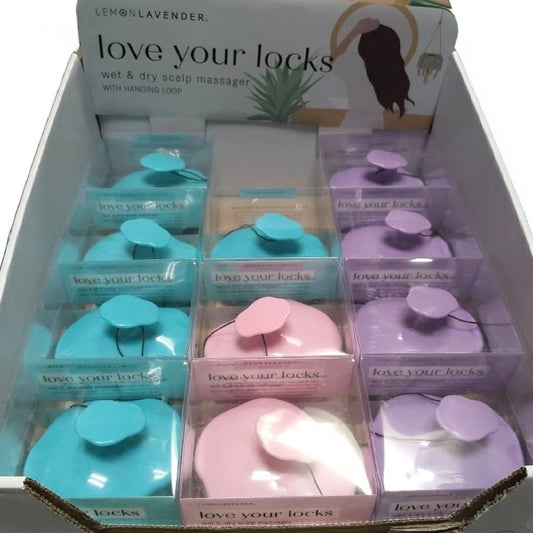 Lemon Lavender Wet & Dry Scalp Massager - VIP Extensions