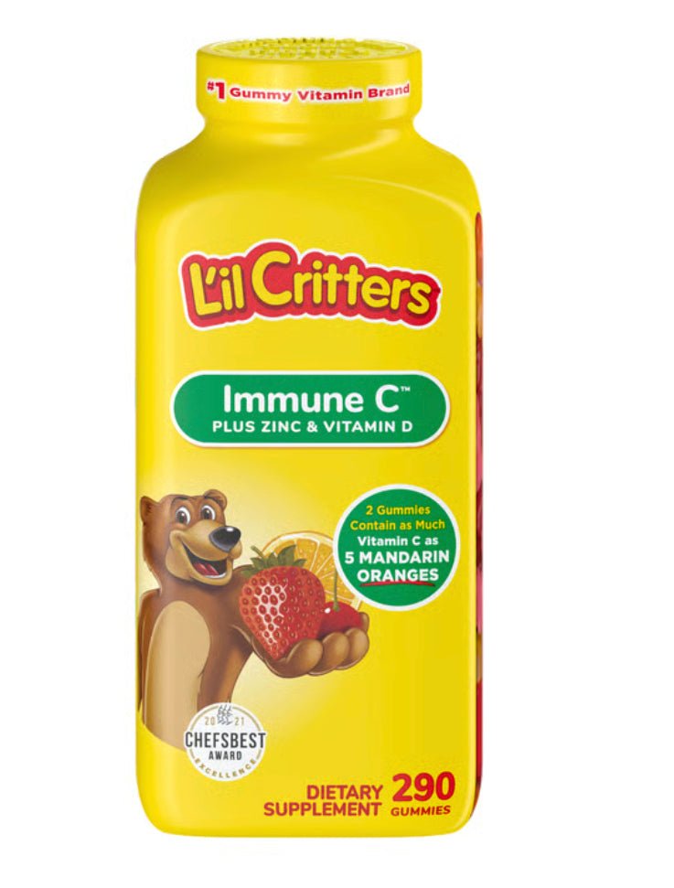 L'il Critters Immune C + Zinc & Vitamin D Gummies (290 ct) - VIP Extensions