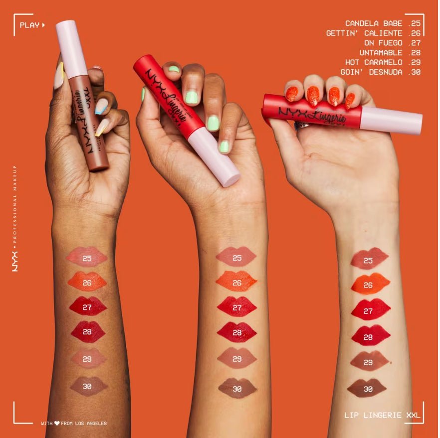 Lip Lingerie XXL Long - Lasting Matte Liquid Lipstick hot caramelo - VIP Extensions