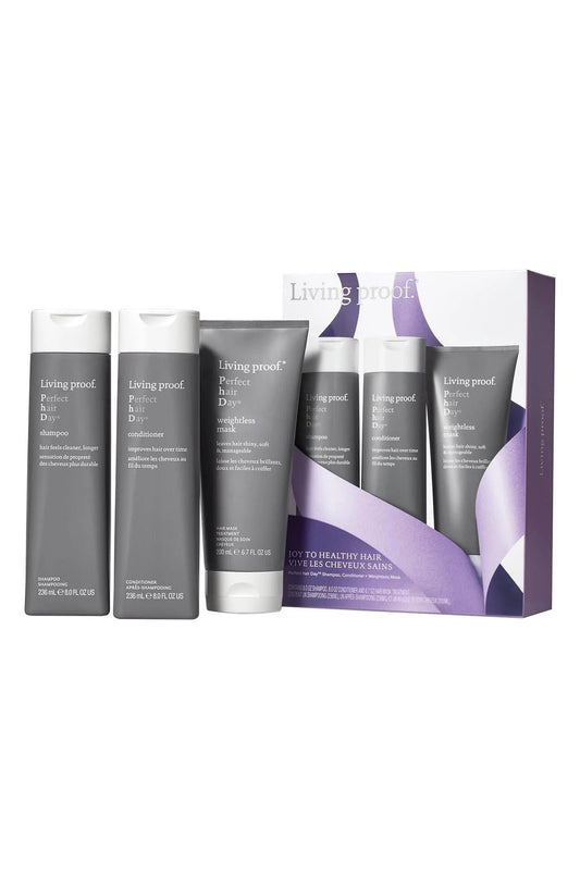 Living Proof Perfect Hair Day Shampoo, Conditioner & Weightless Mask Set - VIP Extensions