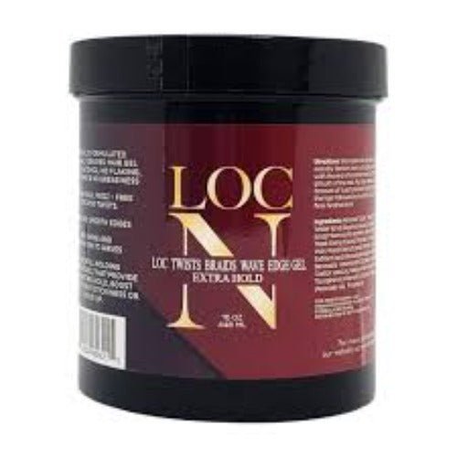 LOC N Twists Braids Wave Edge Gel Extra Strong Hold, 16oz - VIP Extensions