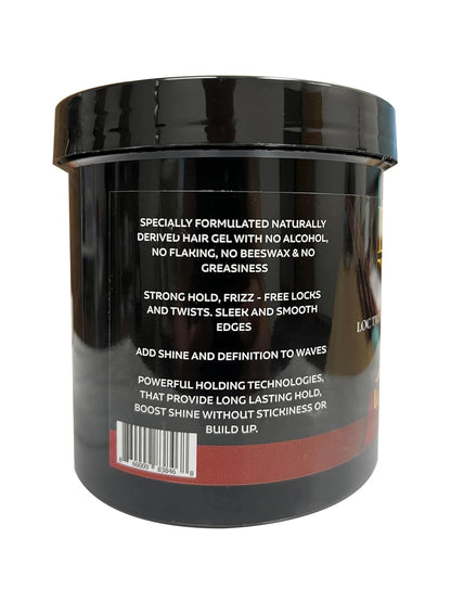 LOC N Twists Braids Wave Edge Gel Extra Strong Hold, 16oz./448ml. (Lemongrass Scented) - VIP Extensions