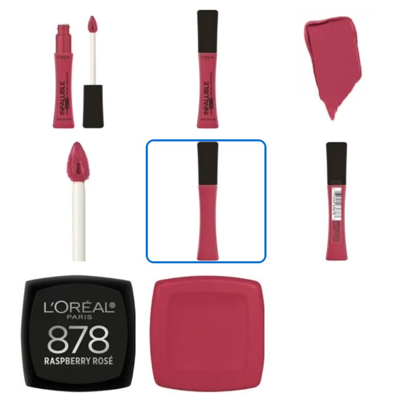 L'Oreal Paris Infallible Pro Matte Liquid Lipstick, Raspberry Rose 0.21 oz - VIP Extensions