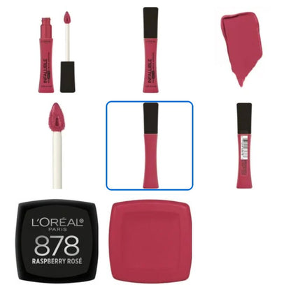 L'Oreal Paris Infallible Pro Matte Liquid Lipstick, Raspberry Rose 0.21 oz - VIP Extensions