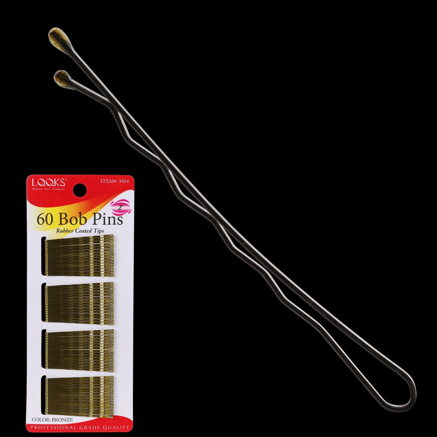 LQQKS 2" Bobby Pin Bronze - VIP Extensions