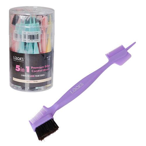 LQQKS 5 - IN - 1 PREMIUM EDGE CONTROL BRUSH - VIP Extensions