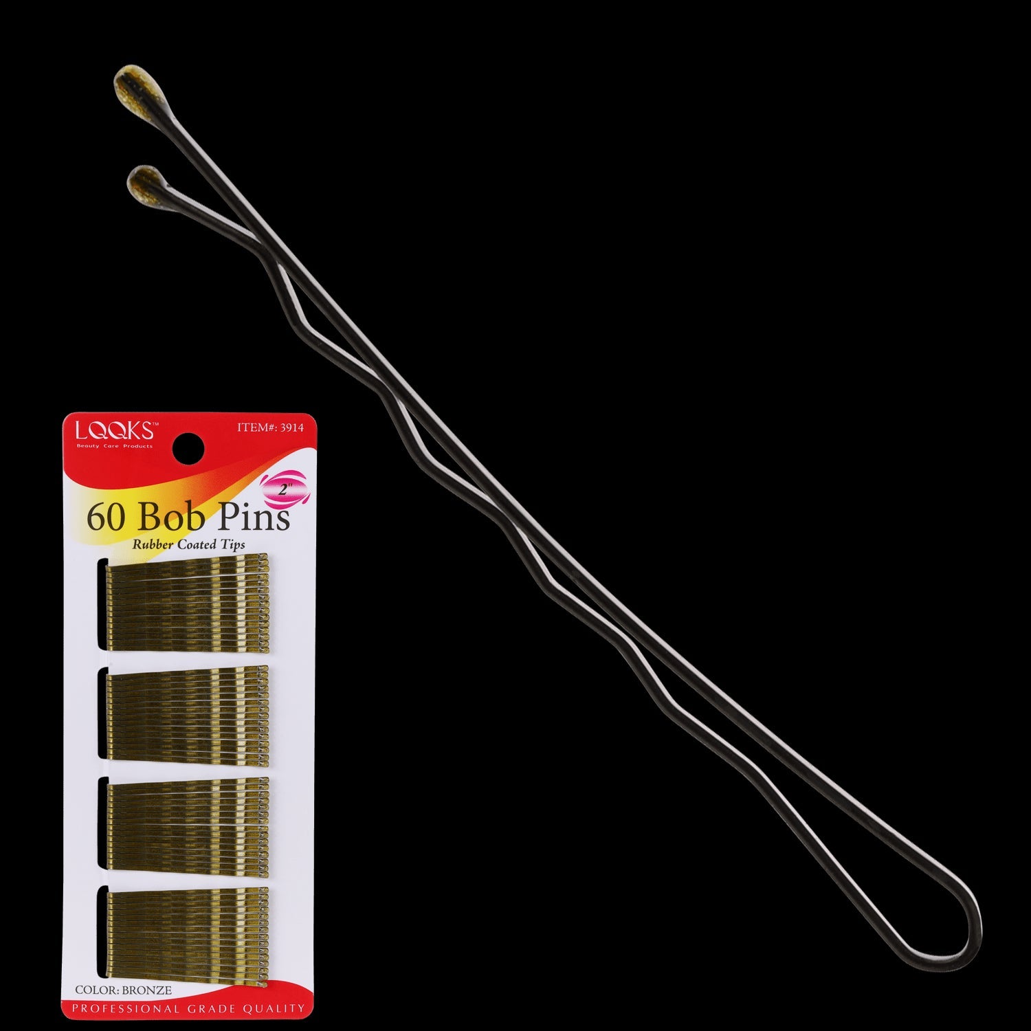 LQQKS 60 Bob Pins Bronze - VIP Extensions