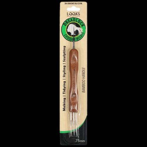 LQQKS BAMBOO HANDLE DREADLOCK CROCHET 3&1 HOOK NEEDLE - VIP Extensions