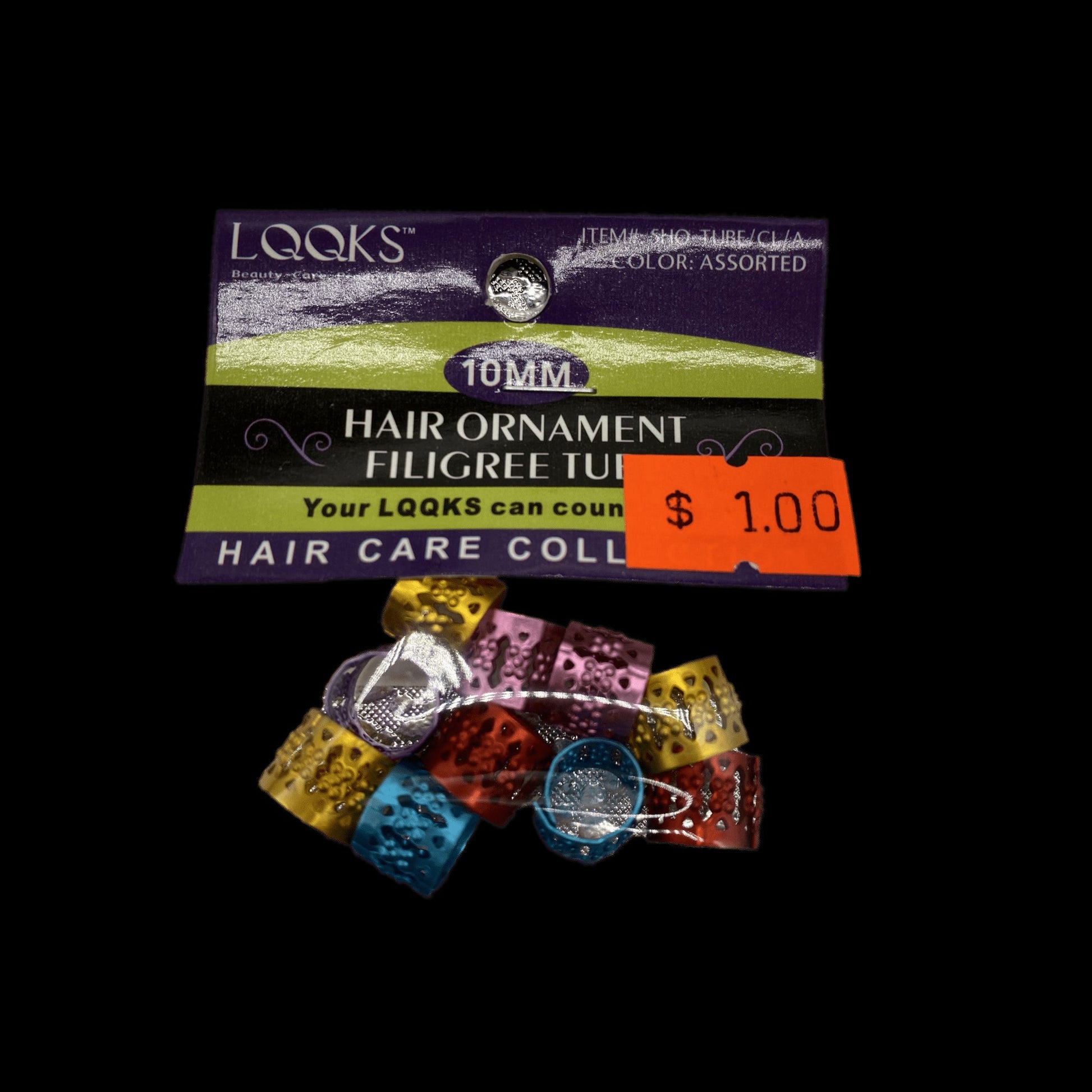 LQQKS (Braiding Accessories) Hair Ornament Filigree Tube - VIP Extensions