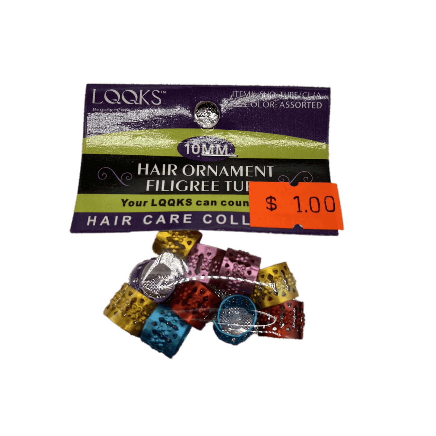 LQQKS (Braiding Accessories) Hair Ornament Filigree Tube - VIP Extensions