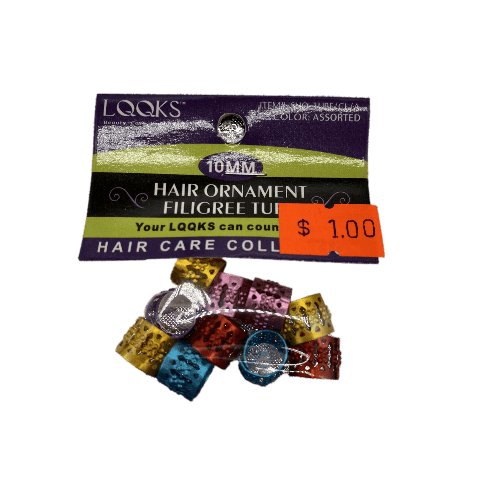LQQKS (Braiding Accessories) Hair Ornament Filigree Tube - VIP Extensions
