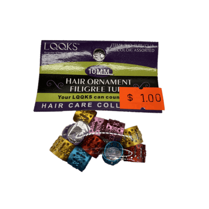 LQQKS (Braiding Accessories) Hair Ornament Filigree Tube - VIP Extensions