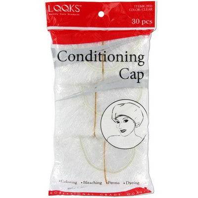 LQQKS Clear Plastic Shower Cap 30 PCS - VIP Extensions