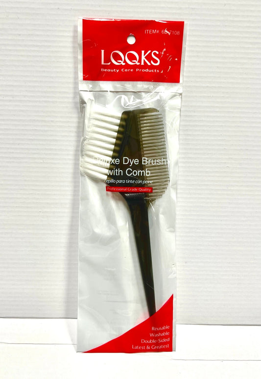 LQQKS Deluxe Dye Brush with Comb 6B - 7108 - VIP Extensions