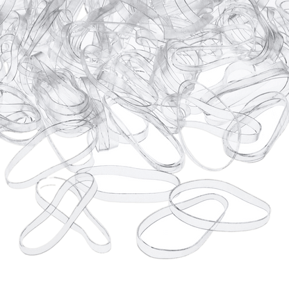 LQQKS Elastic Rubber Band 300 pcs - Clear - VIP Extensions