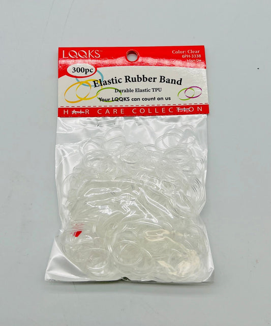 LQQKS Elastic Rubber Band 300 pcs - Clear - VIP Extensions