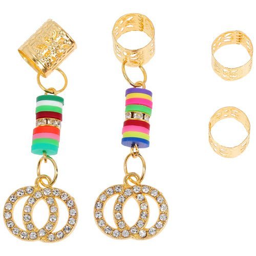 LQQKS HAIR BRAID RING & BRAID TUBE 4PCS/PACK - VIP Extensions