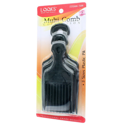 LQQKS Multi - Comb Collection 3 Piece Piks - VIP Extensions