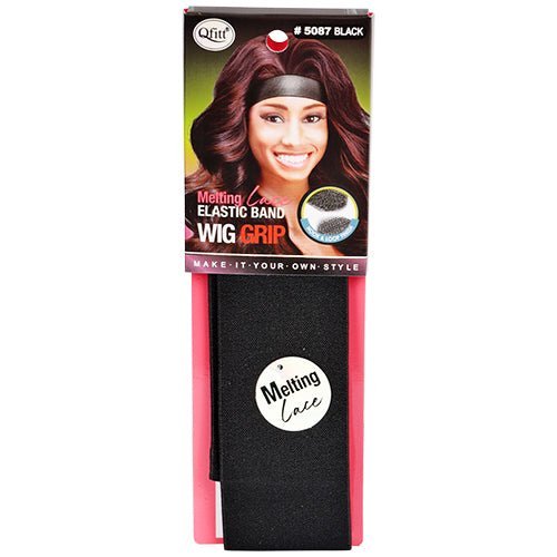 M & M MELTING ELASTIC WIG GRIP 2" IN BLACK 5087 - VIP Extensions