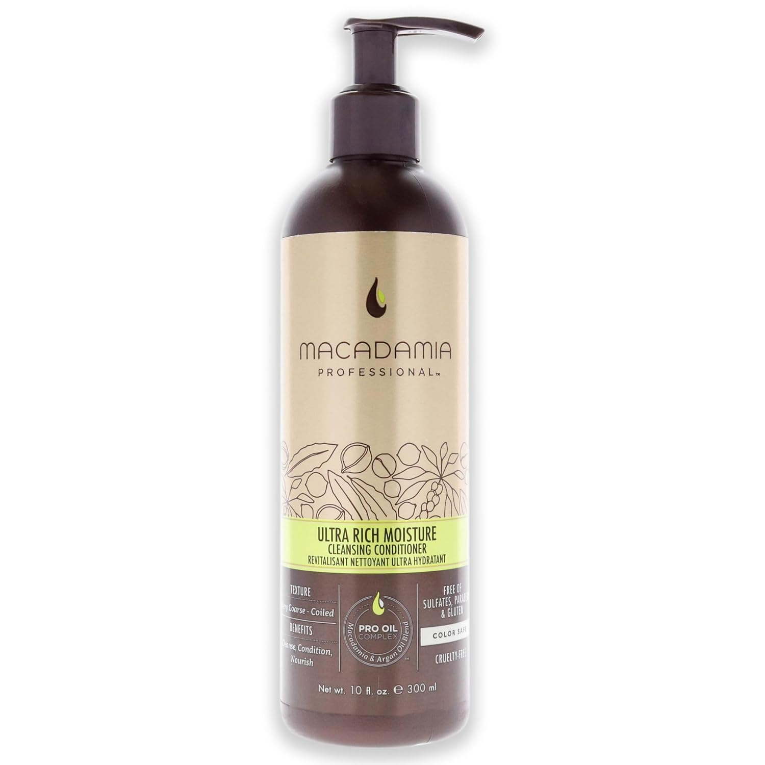 Macadamia Hair Ultra Rich Moisture Cleansing Conditioner - 10 Oz - VIP Extensions
