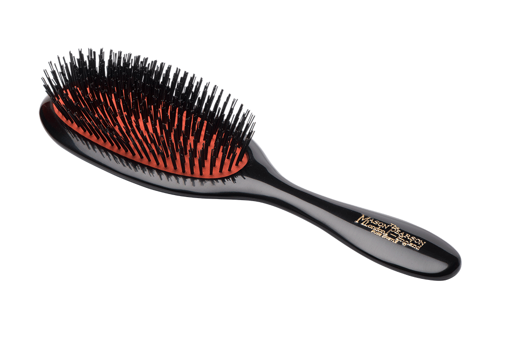 Mason Pearson Handy Pure Bristle Hair Brush – B3 Dark Ruby - VIP Extensions