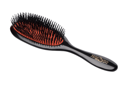 Mason Pearson Handy Pure Bristle Hair Brush – B3 Dark Ruby - VIP Extensions
