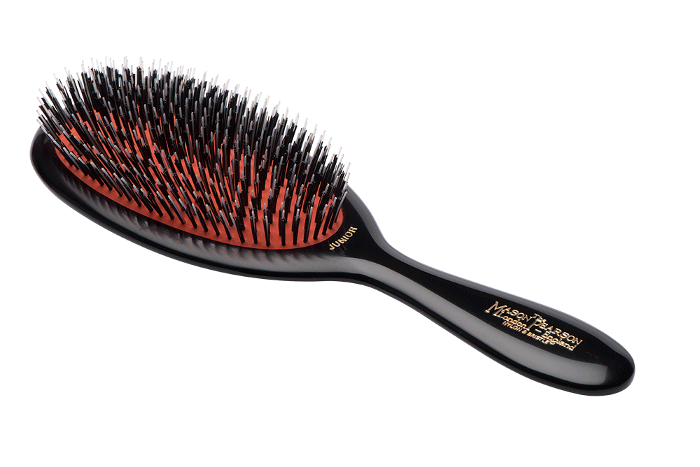 Mason Pearson Junior Bristle & Nylon Hair Brush – BN2 Dark Ruby - VIP Extensions