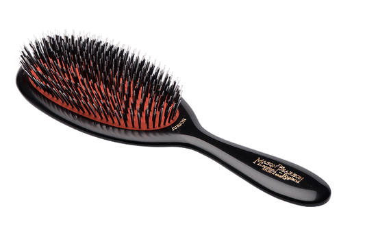 Mason Pearson Junior Bristle & Nylon Hair Brush – BN2 Dark Ruby - VIP Extensions