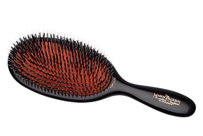 Mason Pearson Popular Bristle & Nylon Hair Brush – BN1 Dark Ruby (Large) - VIP Extensions