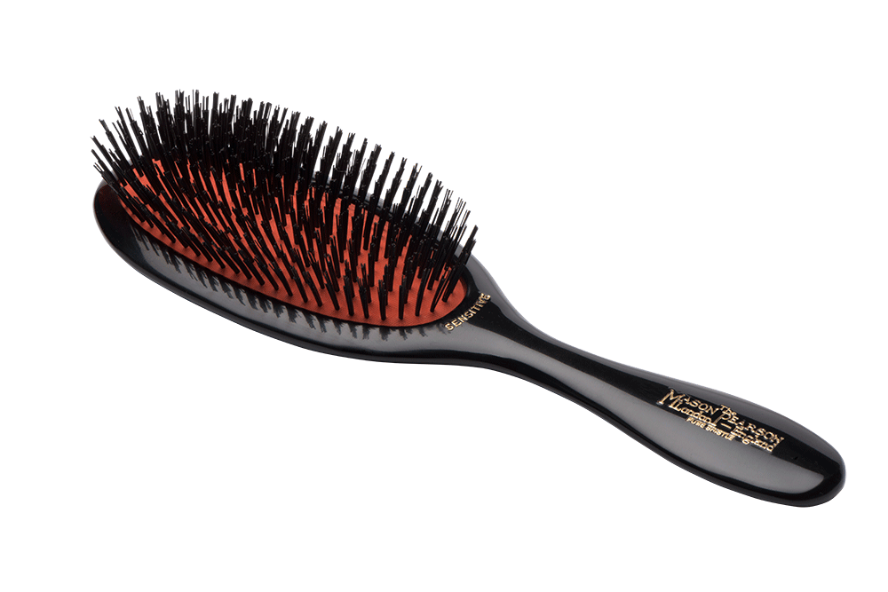 Mason Pearson Sensitive Bristle Hair Brush – SB3 Dark Ruby (Handy Size) - VIP Extensions