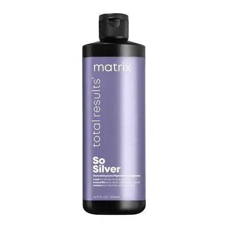 Matrix Total Results So Silver Deep Conditioning Triple Power Toning Hair Mask 16.9 oz - VIP Extensions